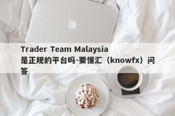 Trader Team Malaysia是正规的平台吗-要懂汇（knowfx）问答