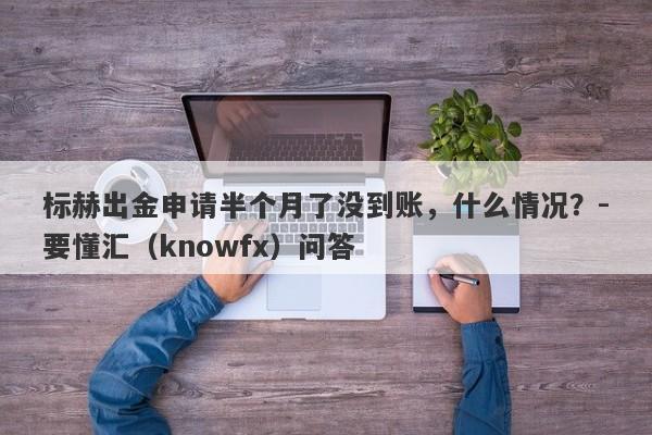 标赫出金申请半个月了没到账，什么情况？-要懂汇（knowfx）问答