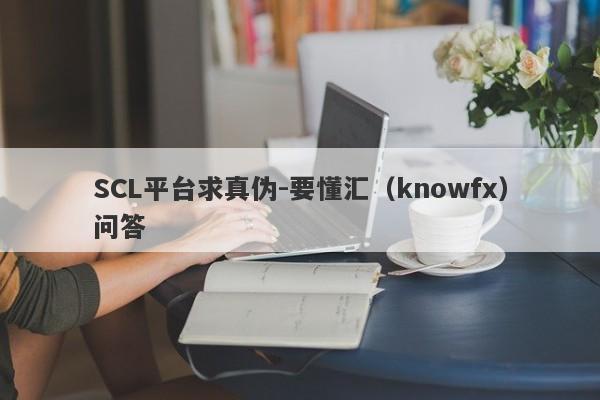 SCL平台求真伪-要懂汇（knowfx）问答