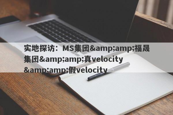 实地探访：MS集团&amp;福晟集团&amp;真velocity&amp;假velocity