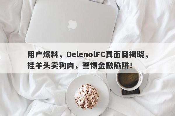 用户爆料，DelenolFC真面目揭晓，挂羊头卖狗肉，警惕金融陷阱！