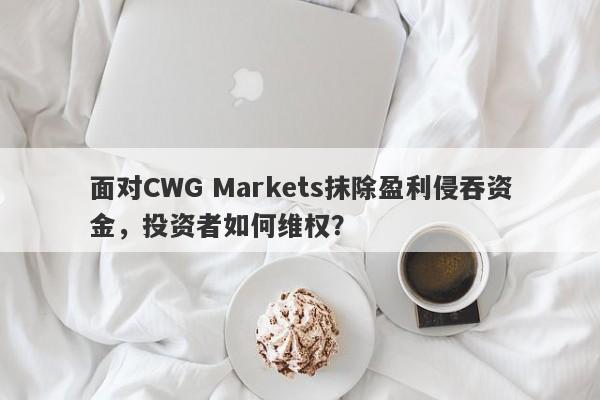 面对CWG Markets抹除盈利侵吞资金，投资者如何维权？