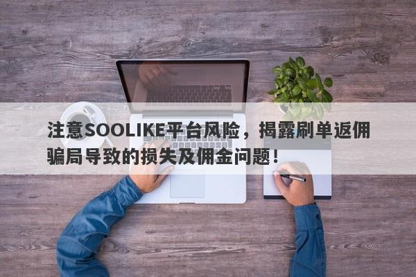 注意SOOLIKE平台风险，揭露刷单返佣骗局导致的损失及佣金问题！