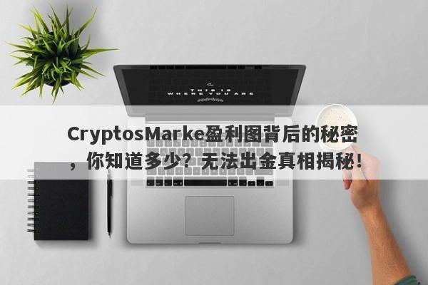 CryptosMarke盈利图背后的秘密，你知道多少？无法出金真相揭秘！