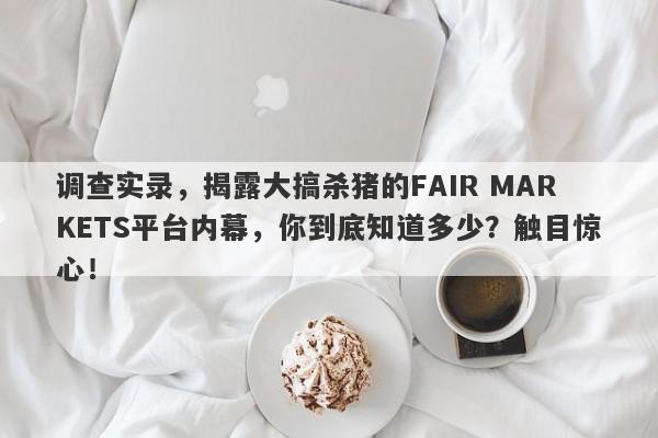 调查实录，揭露大搞杀猪的FAIR MARKETS平台内幕，你到底知道多少？触目惊心！