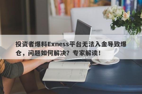 投资者爆料Exness平台无法入金导致爆仓，问题如何解决？专家解读！