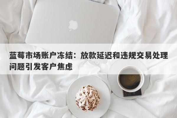 蓝莓市场账户冻结：放款延迟和违规交易处理问题引发客户焦虑