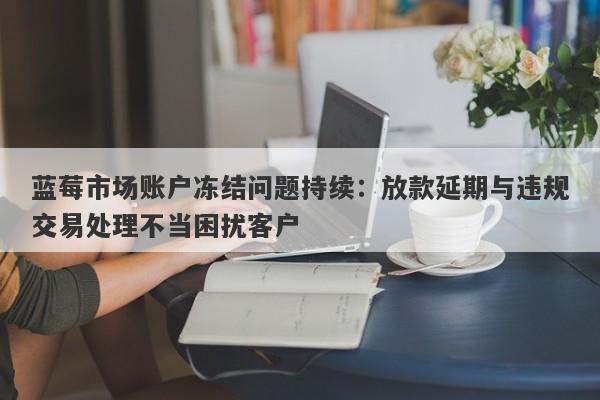 蓝莓市场账户冻结问题持续：放款延期与违规交易处理不当困扰客户