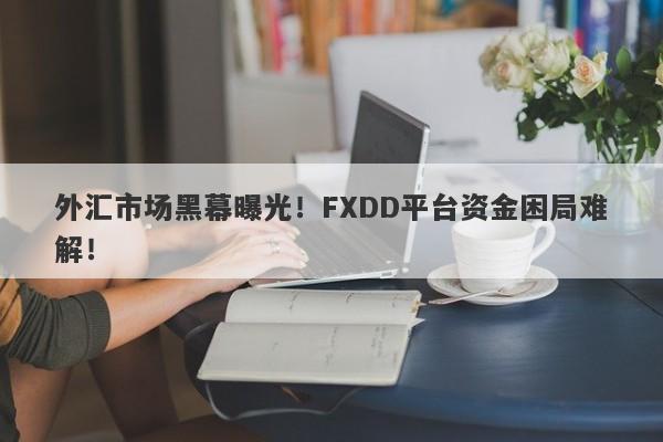 外汇市场黑幕曝光！FXDD平台资金困局难解！